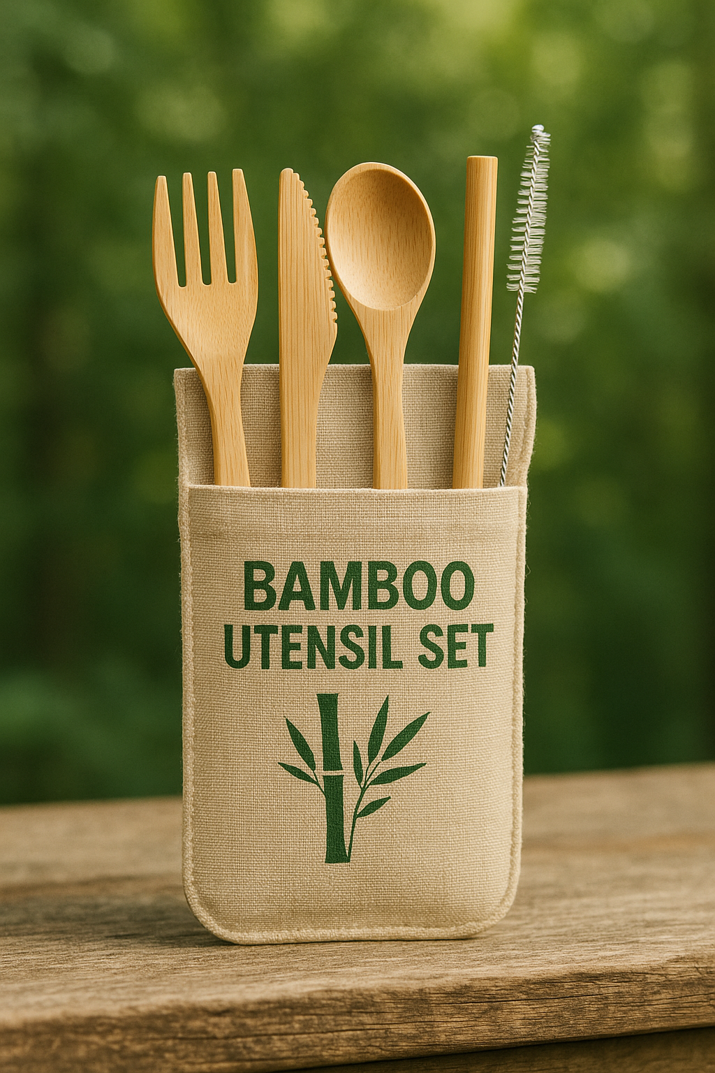 Bamboo Utensil Set